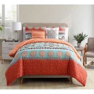Boho Twin Comforter Set